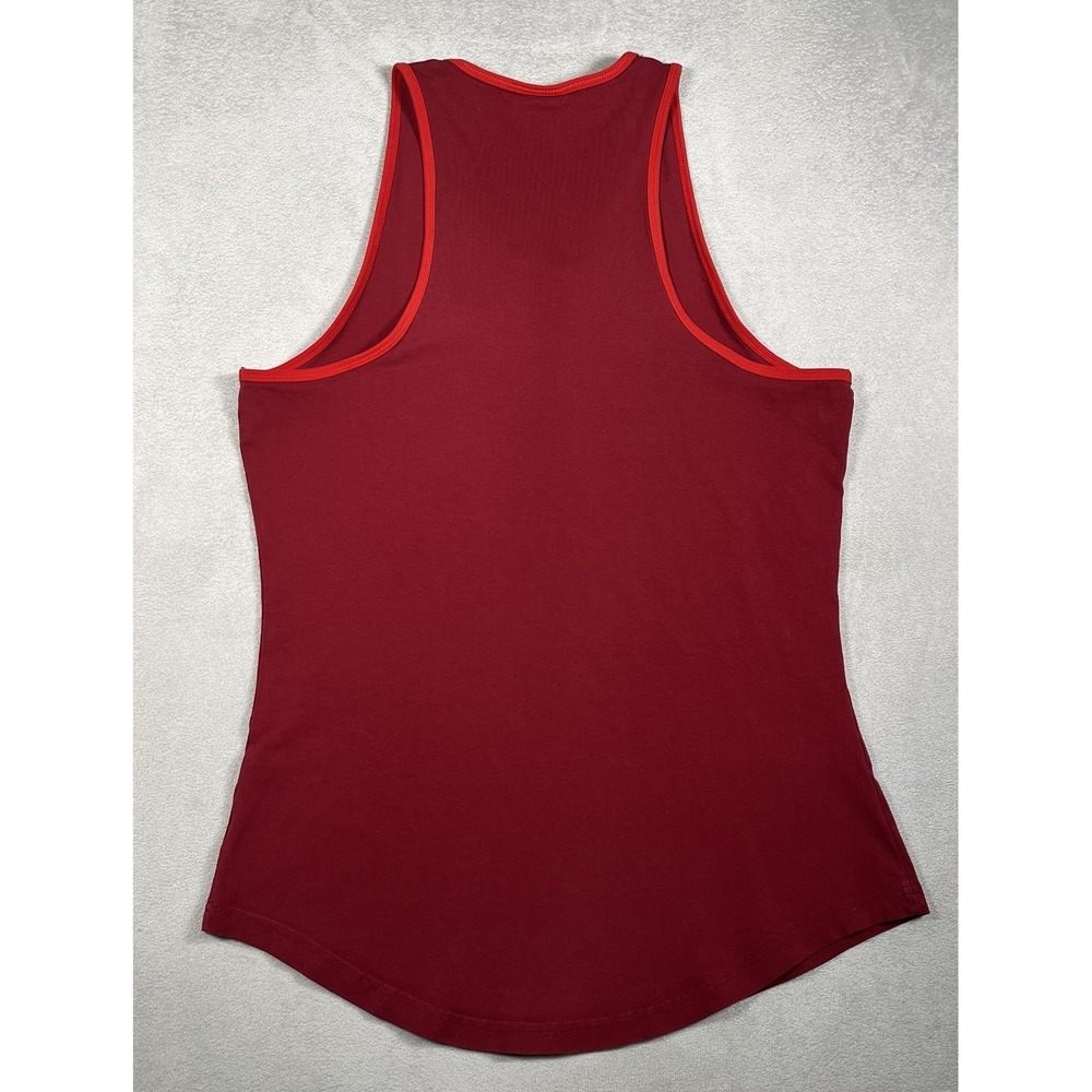 Gymshark Womens Luxe Tank Top Medium M Red Racerback Fitness Gym Athletic Cami - Picture 4 of 6
